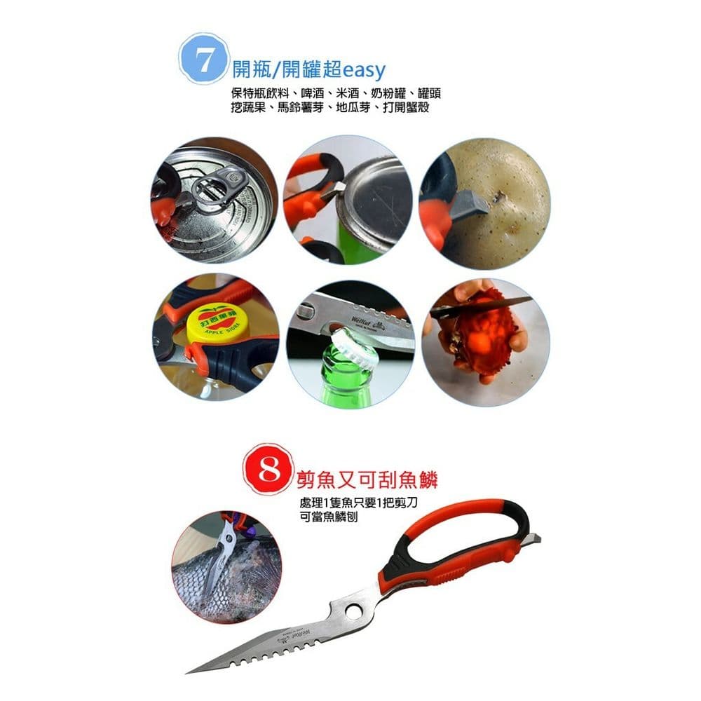 【台灣好剪】可拆式多功能廚房剪 Y1Z8S4316