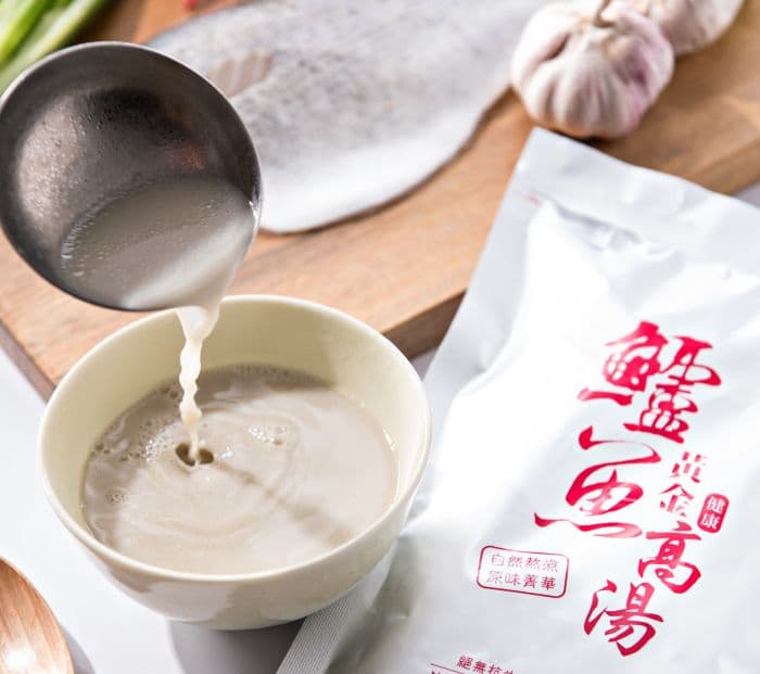 【台灣好漁】黃金鱸魚高湯 冷凍親民版 300ml 鋁箔袋裝x20包