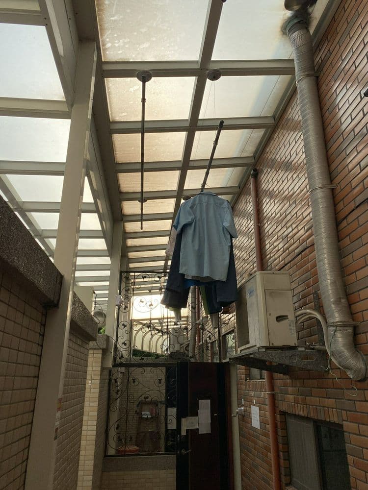 【昇虹】手搖式升降曬衣架（若竹加長款）－適合挑高陽台採光罩－加長2.8米鋼索