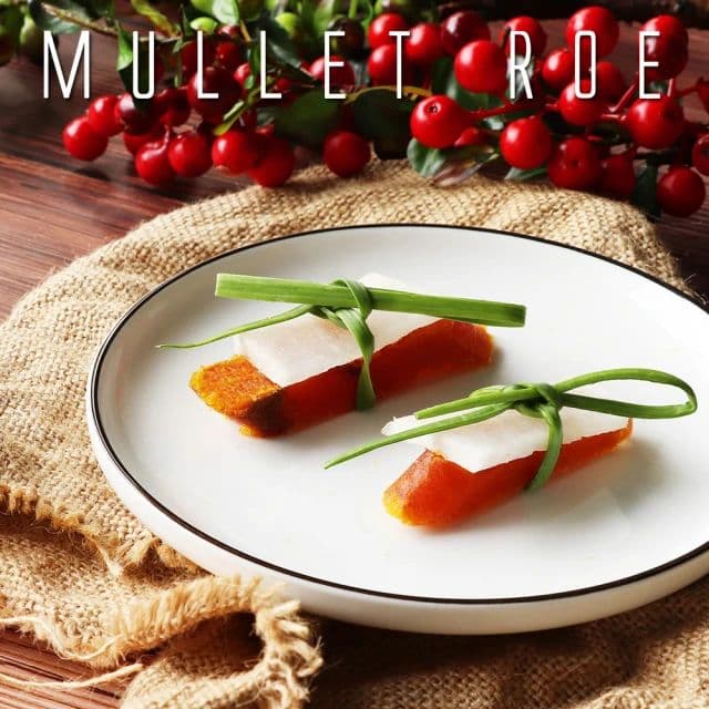 【築地一番鮮】嚴選口湖頭等獎野生烏魚子5兩x4片(附禮盒2個)(年節禮盒/過年/春節/送禮/年菜)