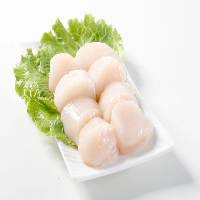 【華得水產】日本鮮甜生食級4S干貝1盒(500g/約26-30粒/盒)