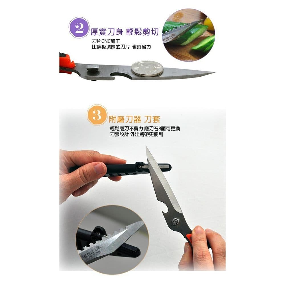 【台灣好剪】可拆式多功能廚房剪 Y1Z8S4316