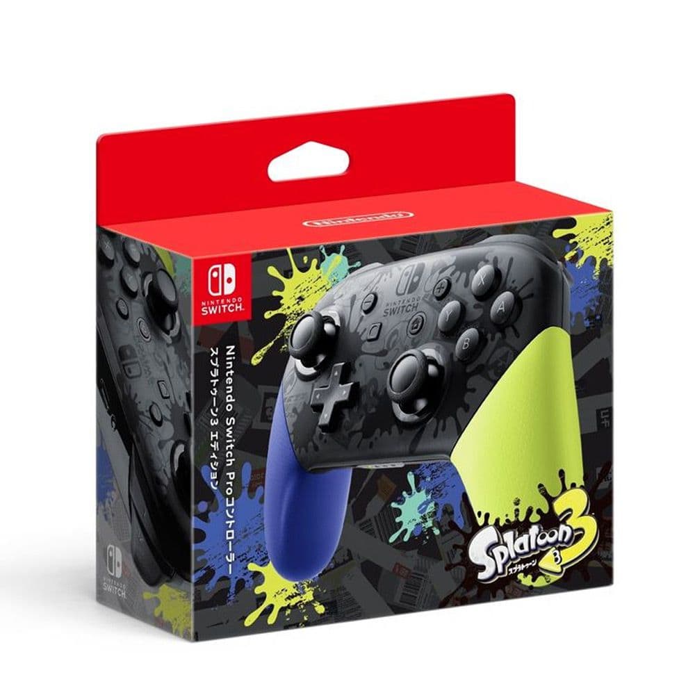 【Nintendo 任天堂】Switch Pro控制器《斯普拉遁 3》版 (漆彈大作戰3)