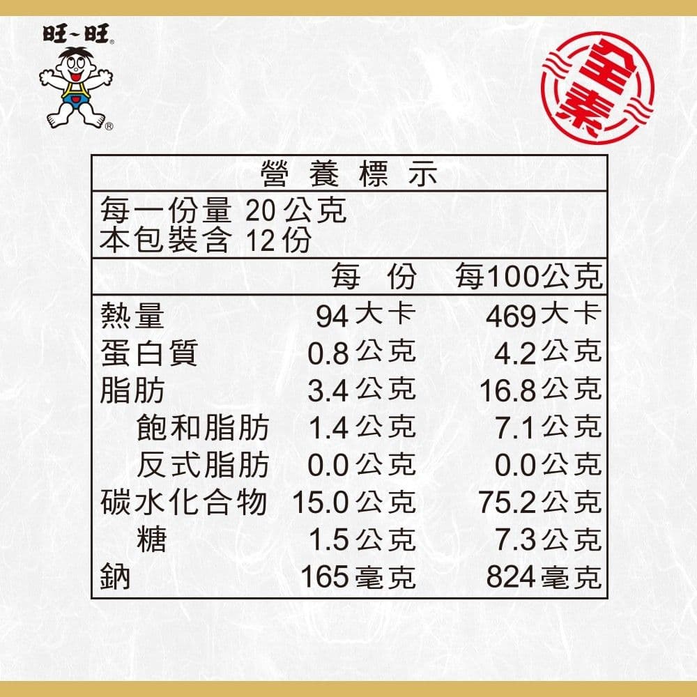 【旺旺】紅麴物語經濟包5包組(240g/包)