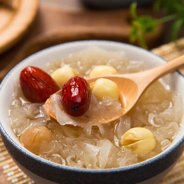 【快樂大廚】冰糖木耳蓮子甜湯12入(300g/包)