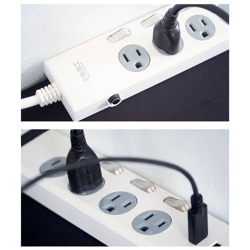 【太星電工】3.5A 3USB四開四插電腦線/3P(6尺)+一開六插延長線(3P15A4尺)(買一送一)