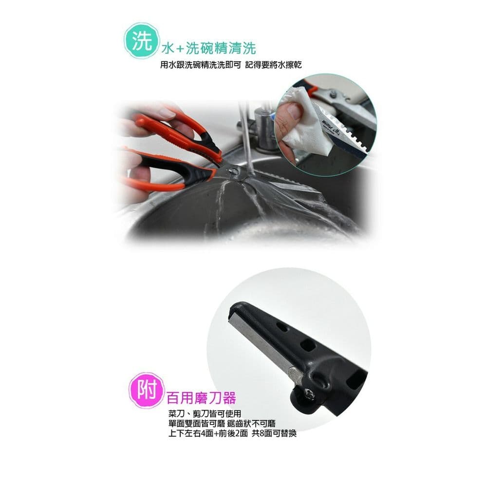 【台灣好剪】可拆式多功能廚房剪 Y1Z8S4316