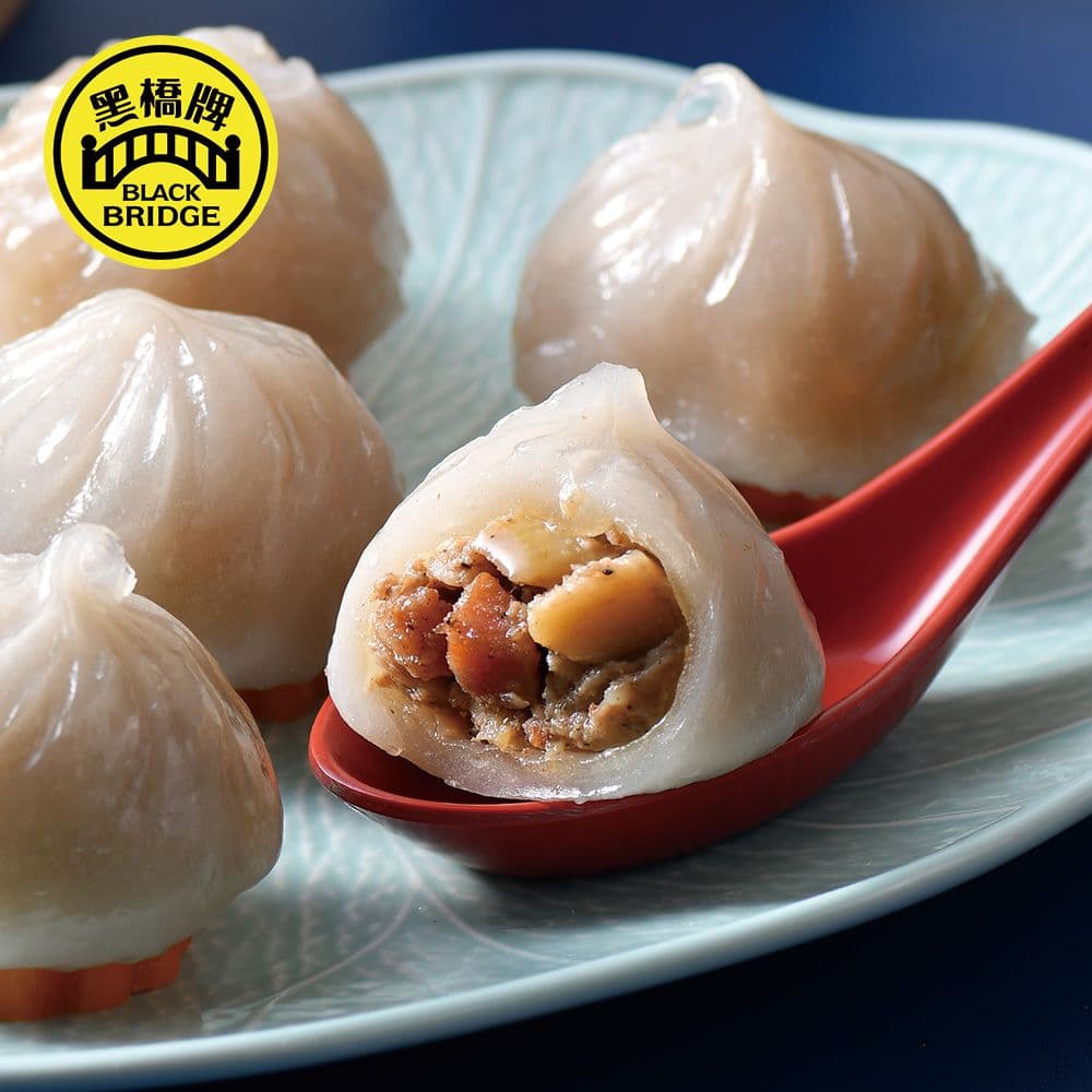 【黑橋牌】香腸豬肉水晶餃2件+黑豬肉高麗菜水餃2件(預計2026/4/21開始陸續出貨)