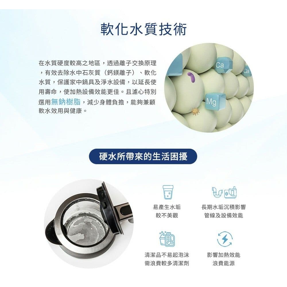 【3M】SQC前置樹脂軟水濾心(1年份/超值3入組)3RF-F001-5