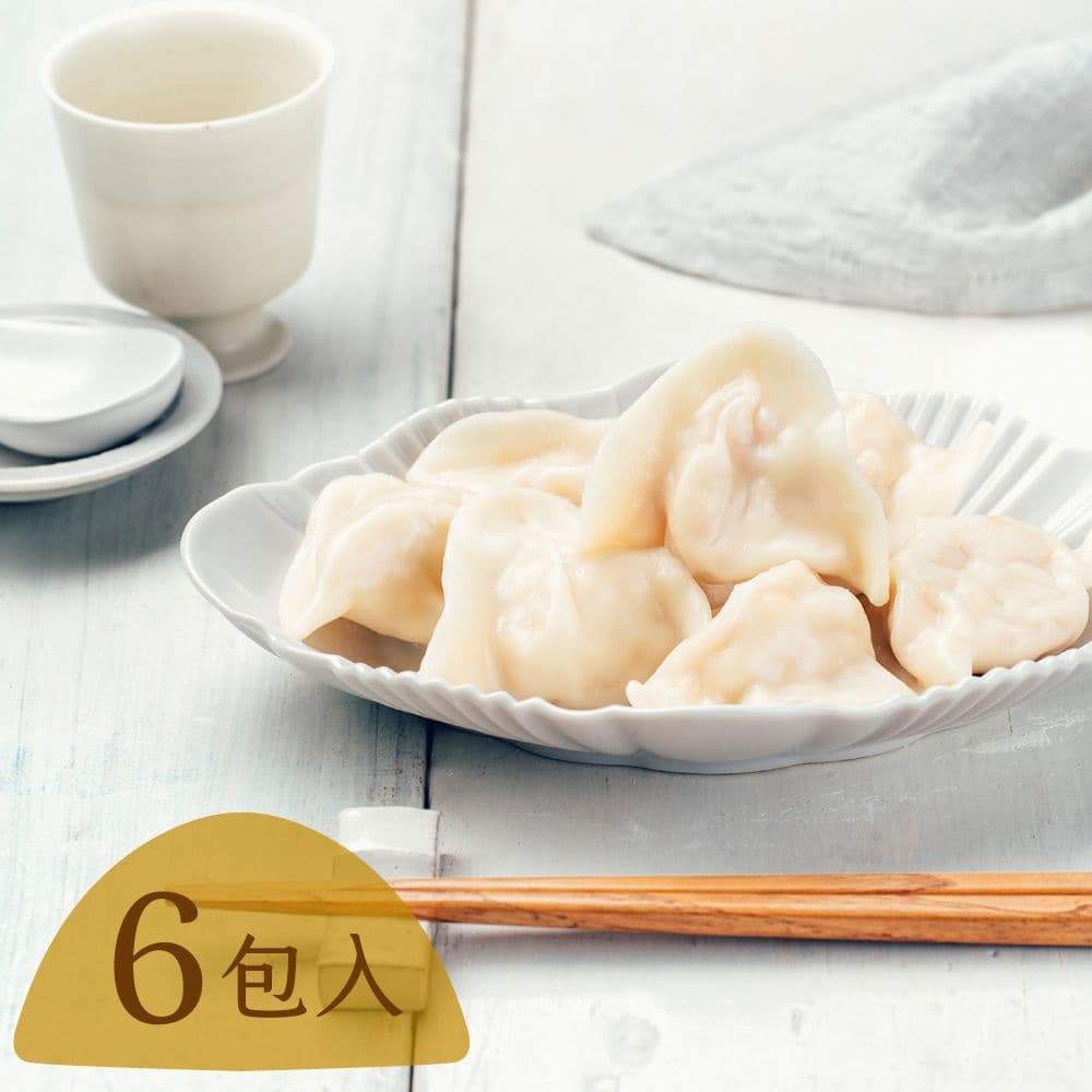 【舒康雞】(免運)手工水餃6包組(高麗菜*3+玉米水餃*3)