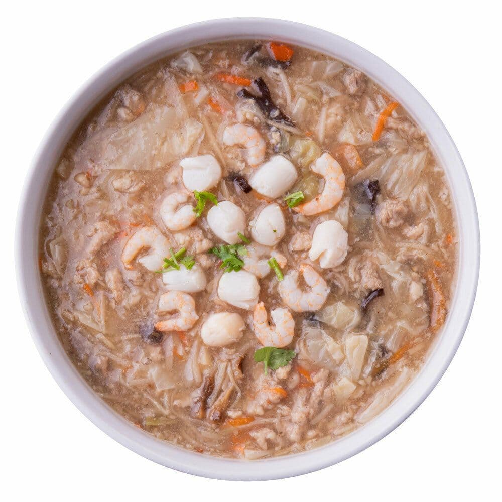 【赤豪家庭私廚】經典古早味干貝蝦仁海鮮羹4包(1000G/包)免運組