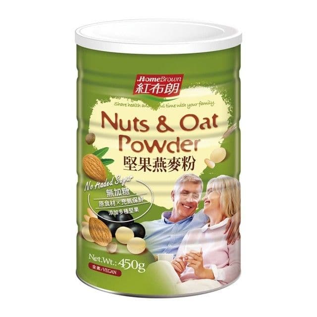 【紅布朗】堅果燕麥粉(450gX1罐)