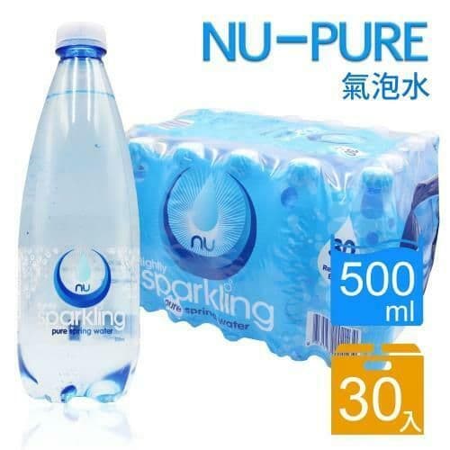 【Nu-Pure】500ml氣泡水x1箱(30瓶/箱)