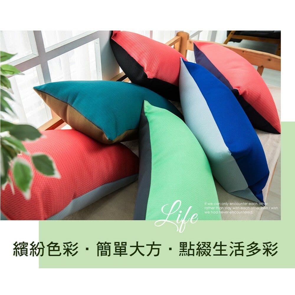 【收納王妃】3D可水洗透氣枕 多功能長型靠枕 抱枕(隨機出貨) 現貨