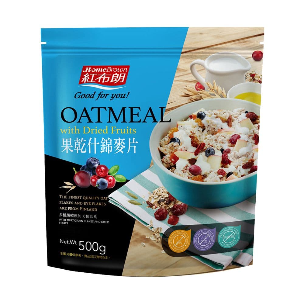 【紅布朗】果乾什錦麥片(500g/袋)