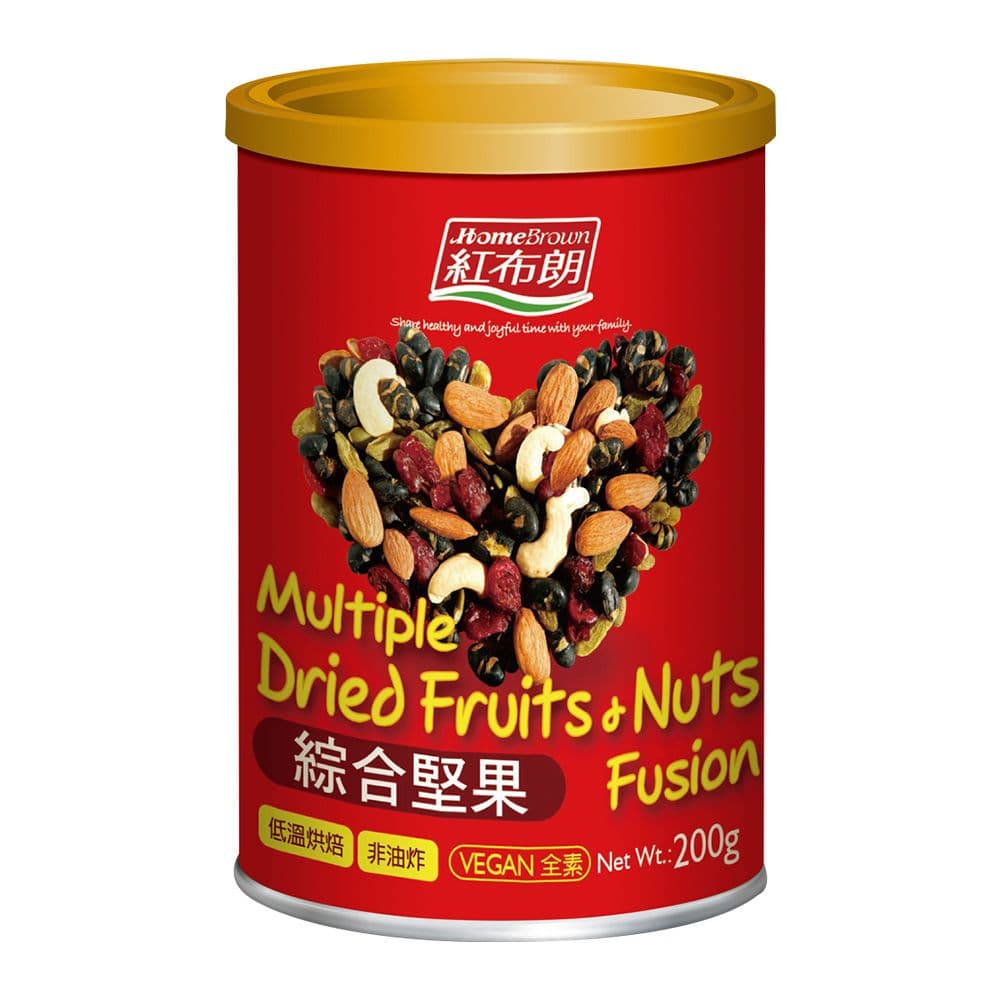 【紅布朗】臻藏堅果禮盒(頂級薑黃威力果+綜合堅果+蔓越莓乾)(過年/禮盒/送禮)