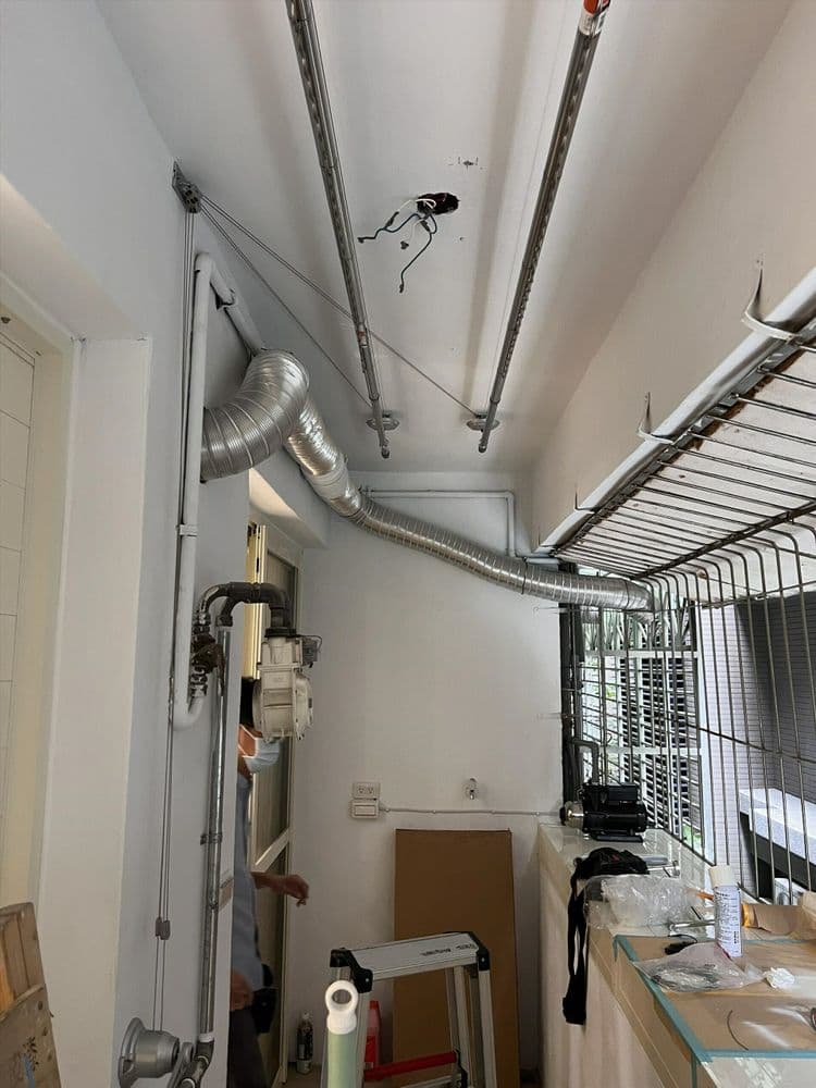 【昇虹】手搖式升降曬衣架（若竹）－推拉式操作－免抽換免掉落把手－2022年新款