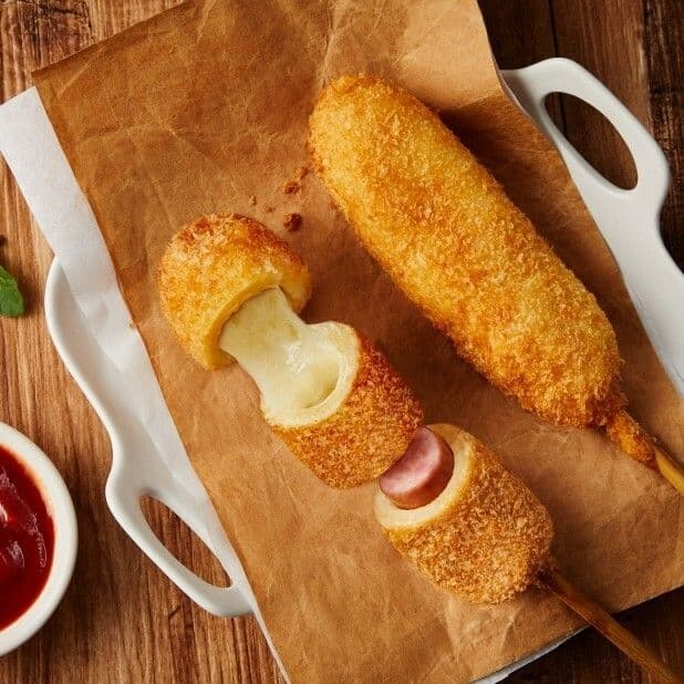 【大成食品】貝可坊韓式起司熱狗(80g/支/包)X20包