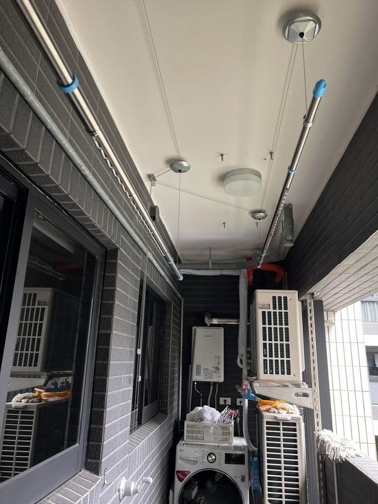 【昇虹】手搖式升降曬衣架（若竹）－推拉式操作－免抽換免掉落把手－2022年新款