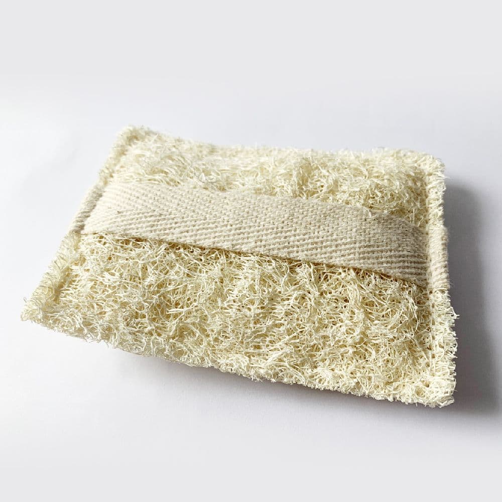 【Masterclean潔屋選物】方型天然絲瓜絡洗碗棉2入 3包組，共6入