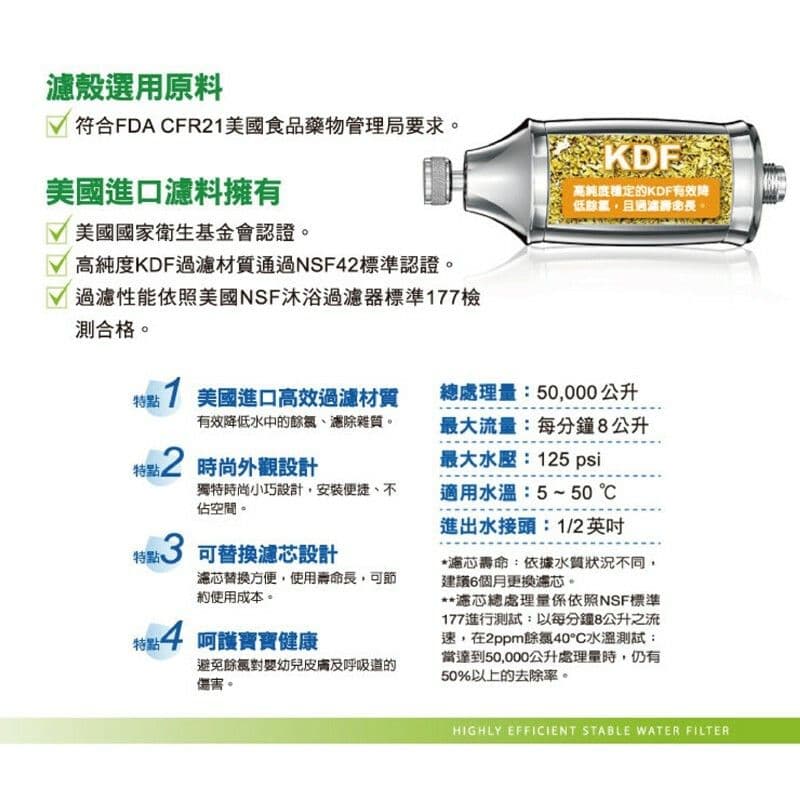 【3M】全效沐浴過濾器-替換濾芯