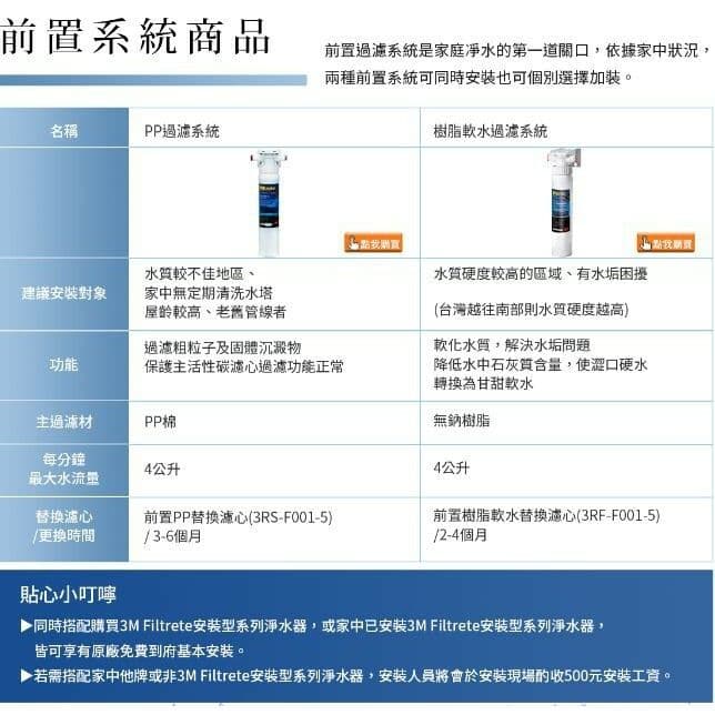 【3M】S004可生飲淨水器+樹脂軟水系統-附安裝+鵝頸龍頭/去除水垢 (中南部 4人以上家庭推薦安裝)