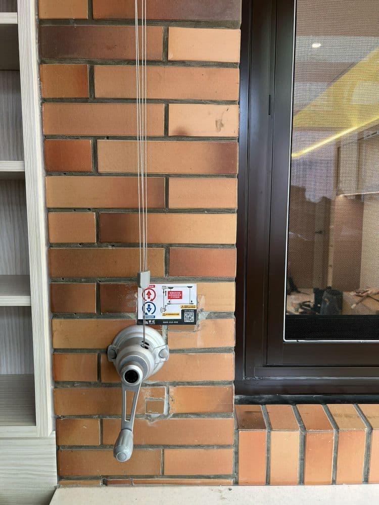 【昇虹】手搖式升降曬衣架（若竹加長款）－適合挑高陽台採光罩－加長2.8米鋼索