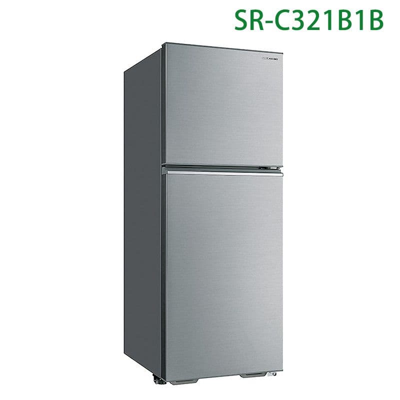 【SANLUX 台灣三洋】【SR-C321B1B】321公升雙門定頻電冰箱(大蔬果室)(標準安裝)
