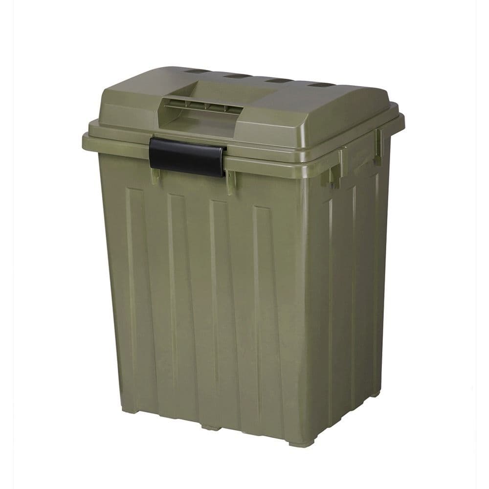 【TONBO】戶外連結式大型收納桶/垃圾桶-大地色 70L