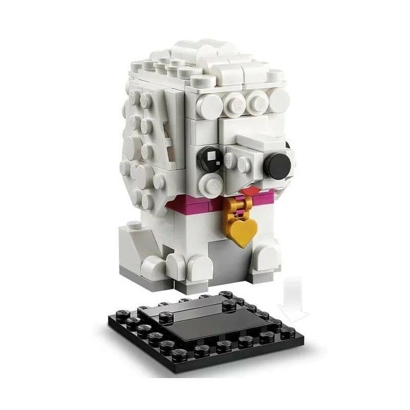 【LEGO 樂高】磚星球〡40546 大頭系列 貴賓狗 Poodle
