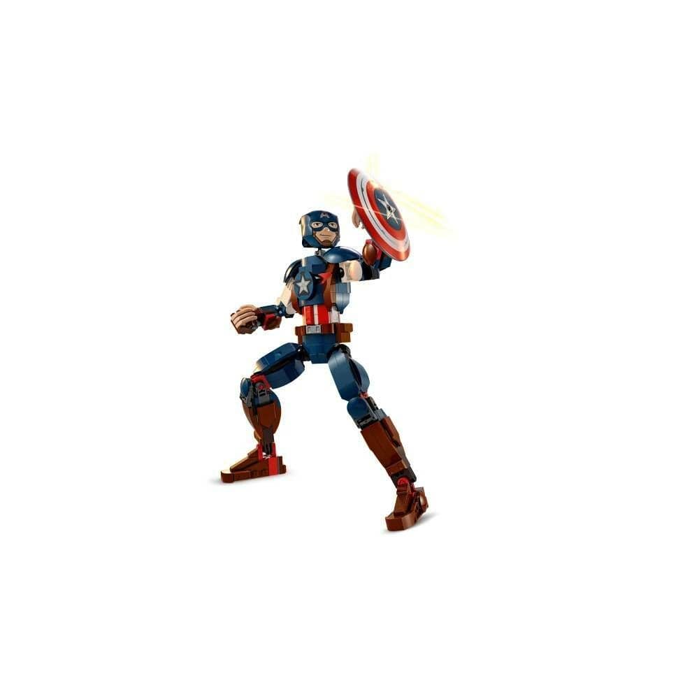 【LEGO 樂高】磚星球〡76258 漫威系列 美國隊長 Captain America Construction Figure