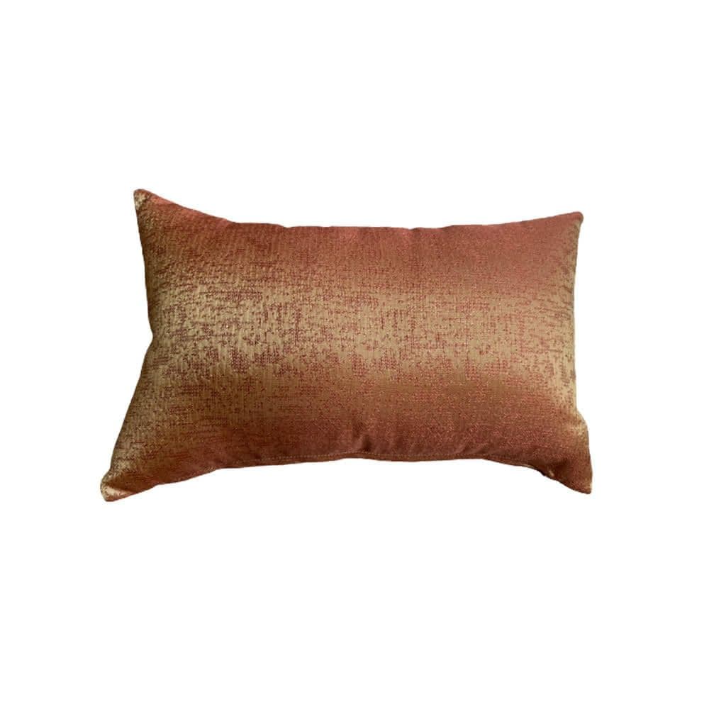 【J&N】優雅亮麗腰枕-30*45cm金橘色(2 入)