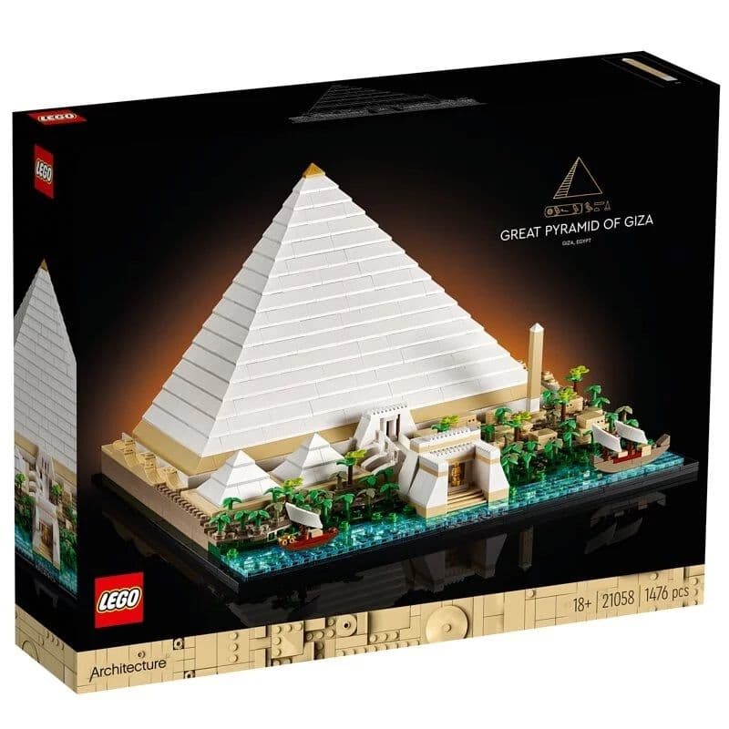 【LEGO 樂高】磚星球〡21058 經典建築系列 埃及胡夫金字塔 Great Pyramid of Giza(8/1開始出貨)