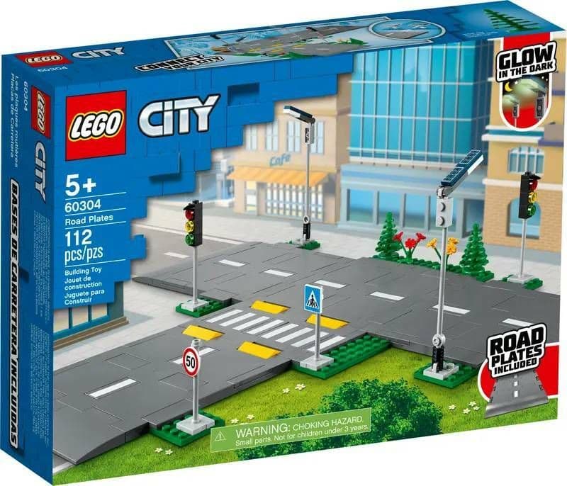 【LEGO 樂高】磚星球〡60304 城市系列 道路底板 Road Plates