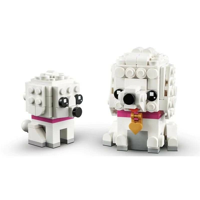 【LEGO 樂高】磚星球〡40546 大頭系列 貴賓狗 Poodle