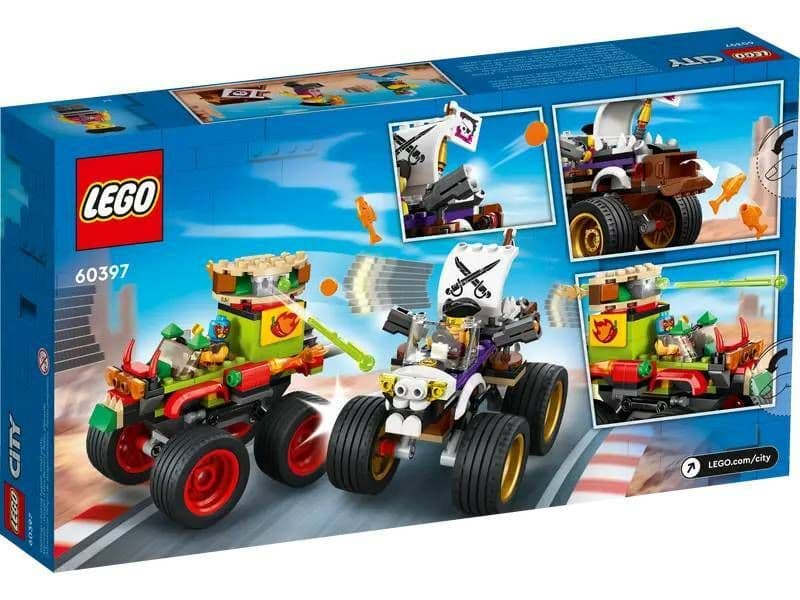 【LEGO 樂高】磚星球〡60397 城市系列 怪獸卡車大賽