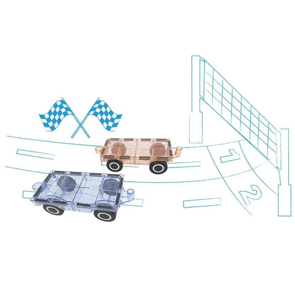 【MAGBLOX】磁力車車 棉花糖 (2pcs) (共兩款封面隨機出貨)