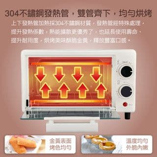 【大家源】 8L雙旋鈕溫控電烤箱TCY-380801