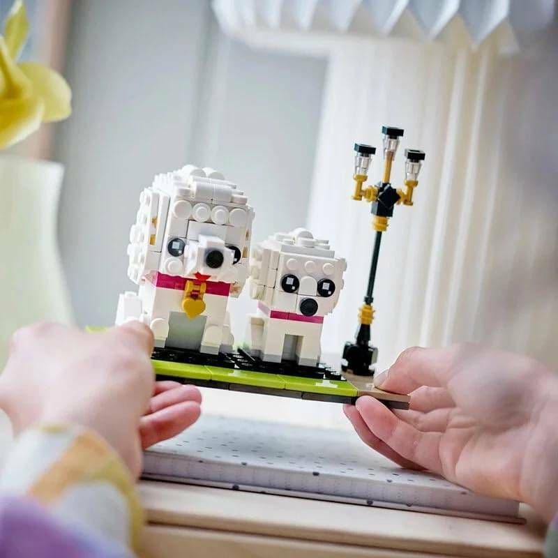 【LEGO 樂高】磚星球〡40546 大頭系列 貴賓狗 Poodle