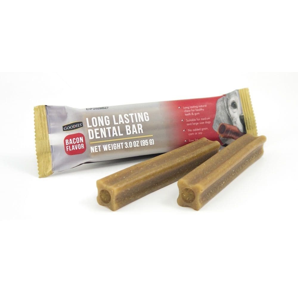 【GOODIES】低敏護牙潔牙棒系列-培根風味、雞肉口味、鮭魚口味85g(2支入) 任選36包(共72小支)