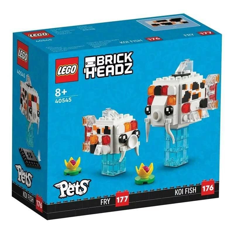 【LEGO 樂高】磚星球〡40545 大頭系列 錦鯉 Koi Fish