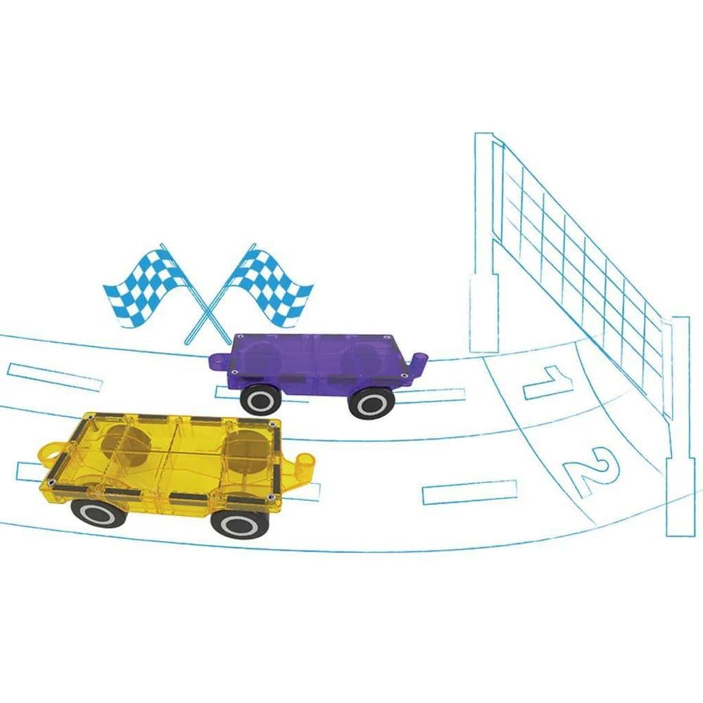 【MAGBLOX】磁力車車 棉花糖 (2pcs) (共兩款封面隨機出貨)