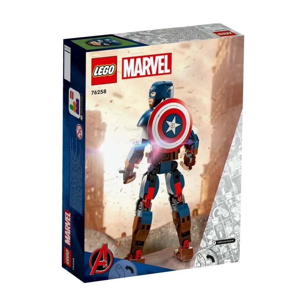 【LEGO 樂高】磚星球〡76258 漫威系列 美國隊長 Captain America Construction Figure