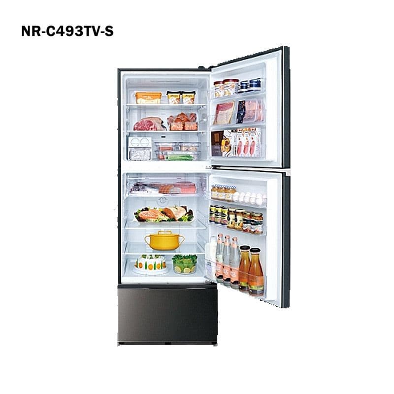 【Panasonic 國際牌】【NR-C493TV-S】496公升三門無邊框框鋼板電冰箱-晶漾銀(含標準安裝)