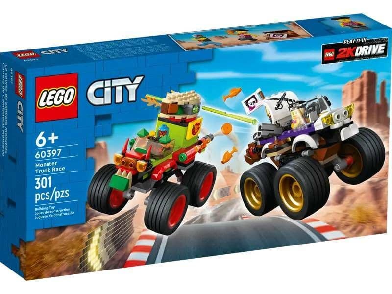 【LEGO 樂高】磚星球〡60397 城市系列 怪獸卡車大賽