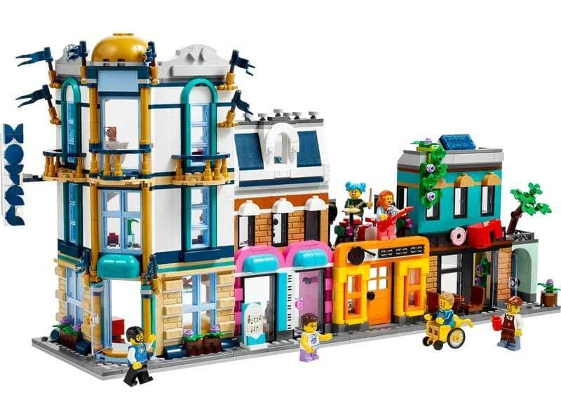 【LEGO 樂高】磚星球〡31141 創意三合一系列 市中心大街