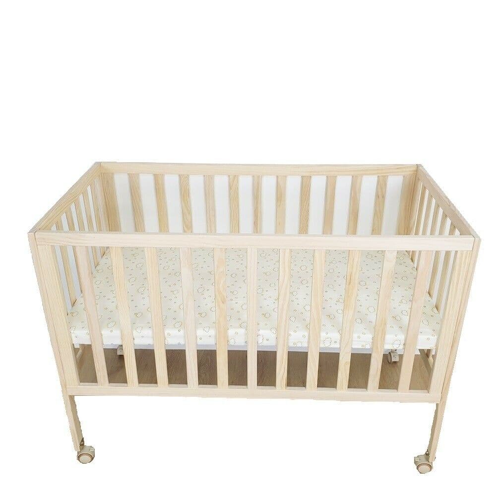 【HTGC】實木嬰兒床120cm 檢驗合格/附贈蚊帳/可併大床/睡板高低可調(嬰兒床/幼童床/兒童床/成長床/木床)(不含床墊)