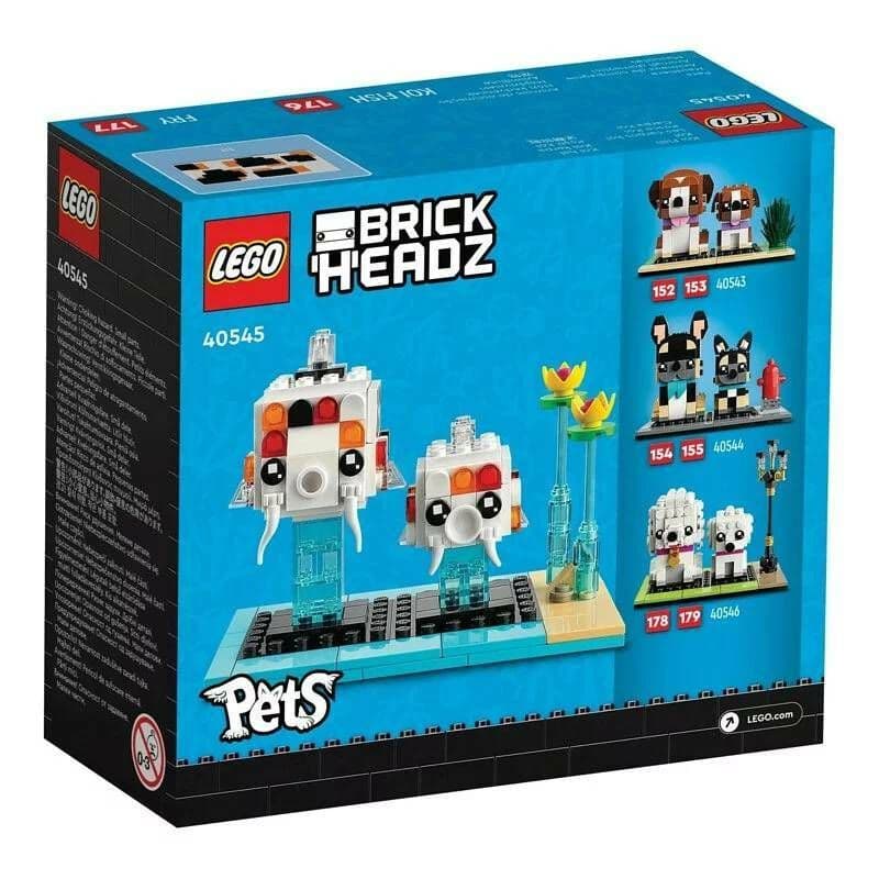 【LEGO 樂高】磚星球〡40545 大頭系列 錦鯉 Koi Fish