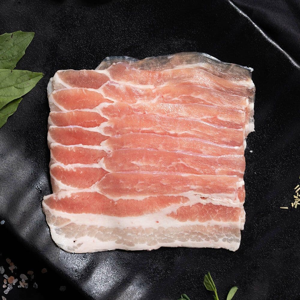 【點食衣】台灣黑豚五花燒肉片6盒組(200G/盒)