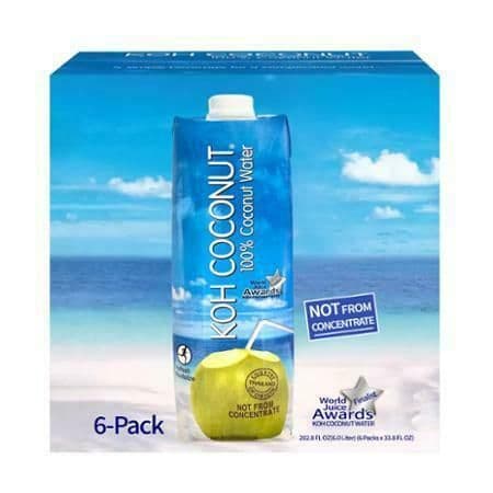 【KOH COCONUT 酷椰嶼】100%椰子水2箱(1000ml*6罐*2箱)